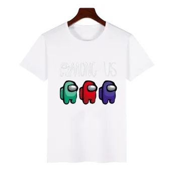 VAMPIRINA Mados Unisex Tarp Mūsų T-shirt Vaikams Berniukams trumpomis Rankovėmis, Baltos Kūdikių Trišakiai vatos Pagaliukai Vaikams Mergaitėms, Drabužiai Poleras