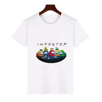 VAMPIRINA Mados Unisex Tarp Mūsų T-shirt Vaikams Berniukams trumpomis Rankovėmis, Baltos Kūdikių Trišakiai vatos Pagaliukai Vaikams Mergaitėms, Drabužiai Poleras