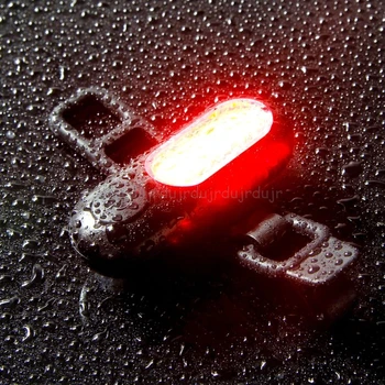 Vandeniui LED Dviračio Žibintas Galinis USB Įkrovimo Raudona Balta Mėlyna, Dviračių Žibintai, Lempos, Dviračių Nuoma N23 19 Dropship