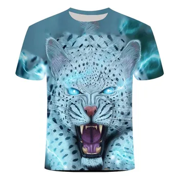Vasaros vėliau kaip gyvūnų 3D spausdinimo T-shirt Rhino marškinėliai vyriški trumparankoviai mados atsitiktinis marškinėliai vyriški didelio dydžio