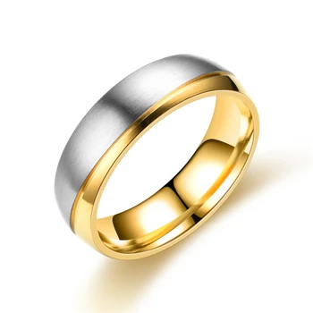 Vestuvių Žiedas vyriški / Moteriški Žiedas Vestuvinis Žiedas Aukso Nerūdijančio Plieno Žiedais