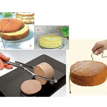 Vielos Peilis Nerūdijančio Plieno Torto Pjovimo Duonos Pjaustymo Leveller Dekoravimo Daliklis Slicer Įrankis