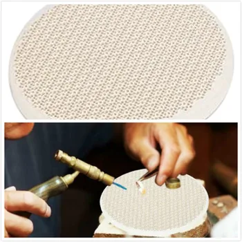 Vienas 100x10mm turas korio keramika suvirinimo plokštė su skylės liejimo įrankis papuošalai šildymo plokštė