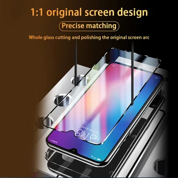 Visiškai Padengti Grūdinto Stiklo Apie Xiaomi Mi 8 9 Lite 9T Pro beskeveldris Stiklas Ekrano apsaugos Xiaomi redmi 7 8 8 Pastaba Pro Stiklo
