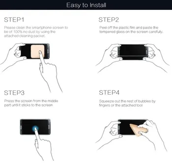Visiškai Padengti Grūdinto Stiklo HTC U Ultra / U Play / Dual SIM / UPlay UUltra 5.2 5.7 colių Screen Protector Apsauginė Plėvelė