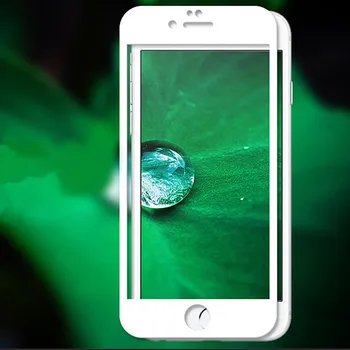 Visiškai Padengti Grūdinto Stiklo iPhone 7 8 6s 5 5S Screen Protector Filmas 