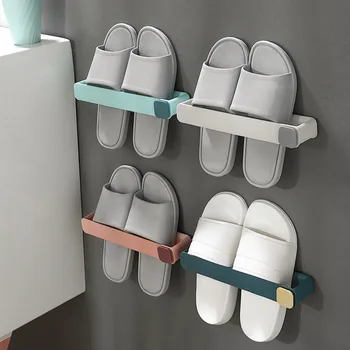 Vonios kambarys, šlepetės laikikliai, perforuotos sienos tvirtinama batų lentyna, multi-layer erdvės taupymo saugojimo rankšluosčių laikiklių, virtuvės spintelės