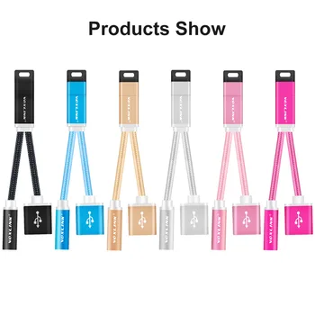 VOXLINK USB-C USB Kabelis C Tipo 3,5 mm Garso Lizdas Ausinių Laidą Įkrovimo Adapteris Letv 2/Xiaomi Mi6/Huawei Mate Pro 10