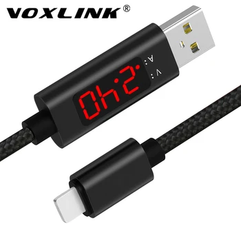 VOXLINK USB Kabelis 8 Pin Įtampos ir Srovės Protingas Ekranas spartusis įkrovimas Duomenų Sinchronizavimo USB Laidą 