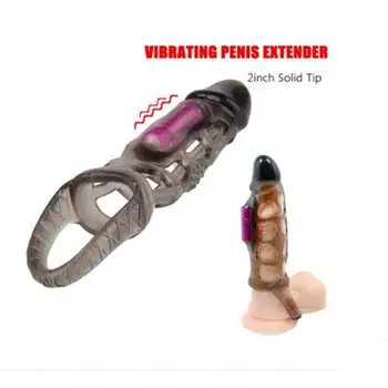 Vyrams Sekso Žaislai, Vibratoriai Vibracijos Nedelsiant Prezervatyvą Vibracijos Užraktas Stora Varpos Žiedas Fiksavimo Žiedą Exerciser