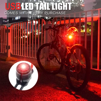 WasaFire LED Dviračio Galinis Žibintas USB Įkrovimo Dviračių užpakalinis žibintas MTB Jojimo Užpakaliniai Žibintai Naktį Saugos Perspėjimo Lemputė Dviračių Flashlamps