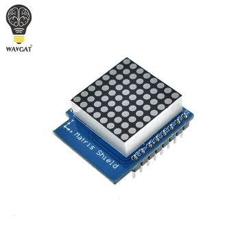 WAVGAT Matricos LED Skydas V1.0.0 WEMOS D1 Mini Skaitmeninio Signalo Išėjimo Valdiklio Modulis 8 X 8 Dot Kontrolės Valdyba
