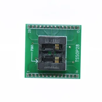 WAVGAT TSSOP8 į DIP28 Adapteris TL866A TL866CS programuotojas adapteris SSOP8 į DIP28 IC Bandymų Lizdo adapteris 0,65 mm Žingsnio