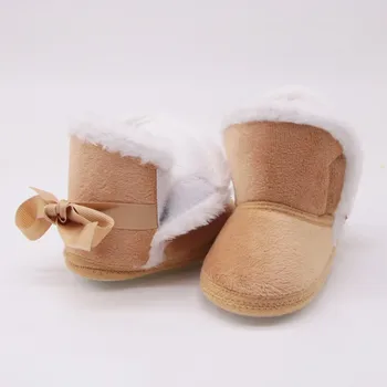 WEIXINBUY žiemos kūdikių berniukų, mergaičių batai rusija žiemos kūdikiams šiltas batai Dirbtiniais kailiais mergaičių, kūdikių bateliai Oda berniukas kūdikio batai