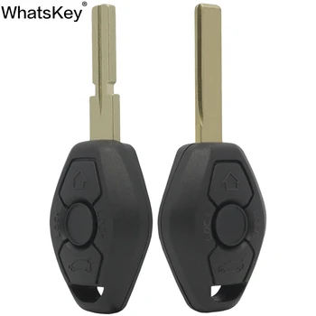 WhatsKey 3 Mygtuką Pakeisti Nuotolinio Automobilio Raktas su Lukštais Padengti BMW 1 3 5 6 7 Serijos X3 X5, Z3 Z4 E38 E39 E46 Automobilių Klavišą Atveju