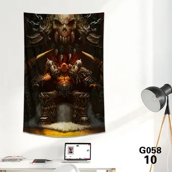 World of Warcraft Nostalgiškas Žemėlapis Plakatas Gobelenas Dekoratyvinis Dažymas Sienos Meno tapybos drobės sienos nuotraukas, už kambarį