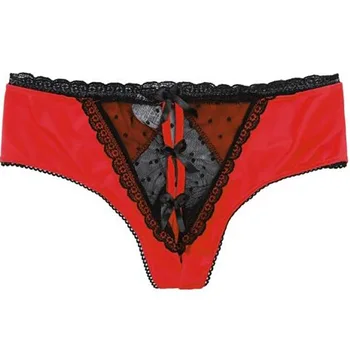 XUNMEIFU Moterų Sexy Kelnaitės Plius Dydžio Raudonos Kelnės Ponios Sex apatinis trikotažas moteriškas apatinis Trikotažas Femme Kelnaitės Matomos Karšto Erotika Trumpikės