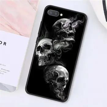 Yinuoda Grim Reaper Kaukolės Skeletas Telefoną Atveju Huawei Honor 8A 8X 9 10 20 Lite 7A 5A 7C 10i 9X pro Žaisti 8C