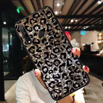 Yinuoda Leopardas spausdinti Soft black Telefoną Atveju Huawei P20 30 Pro P20 30 lite P smart Z Y5 Y6 Y7 Y9 Premjero 2019
