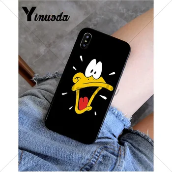 Yinuoda Looney Tunes Modelis TPU Minkštas Telefono, mobiliojo Telefono dėklas, skirtas iPhone 5 5Sx 6 7 7plus 8 8Plus X XS MAX XR 11 11pro 11promax