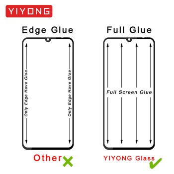 YIYONG 5D Visą Klijai Stiklo Huawei P40 Lite E 5G 4G 30 P20 Pro Grūdintas Stiklas Ekrano apsaugos Huawei 30 Lite P20 Stiklo
