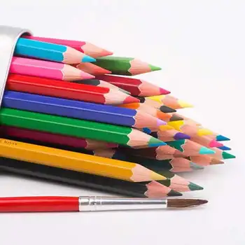 YMZ 12 / 18 / 24 / 36 / 48color profesinės tirpsta vandenyje spalvos pieštuku, medinės minkštas akvarelė pen, naudojamos mokyklos eskizas meno