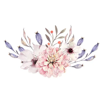 YOJA Gražus Artisitical Gėlių, Augalų Mados Dizaino Jungiklis Lipdukas Namų Dekoratyvinės Sienų Lipdukas PVC 13SS0075