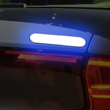 YOSOLO 2 gabalas/set Atspindinčios Juostos Įspėjimo Juostos, Automobilių Durų Lipdukas, Decal Automobilio šviesą Atspindintys Lipdukai Saugos Ženklas