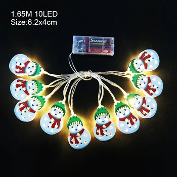 Yra 1,65 m Chrsitmas Dekoro Santa Claus Kalėdų Medžio LED String Šviesos Festivalis Šalis dekoracija namuose Kalėdų Eglutės Ornamentu Garliava