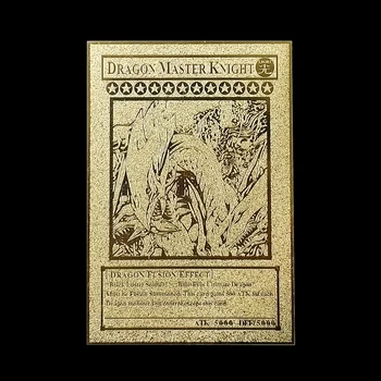 YU GI OH Gold Card Metalo Kortelės Vietos Japonijos Golden Eye White Dragon TŪRIO Edition Kolekcijos Kortelę Vaikų Žaislas Dovana