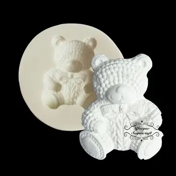 Yueyue Sugarcraft Mini Padengti silikono nėriniais pelėsių tortas dekoravimo priemonės confeitaria moldes silikono minkštas torto formą kepimo