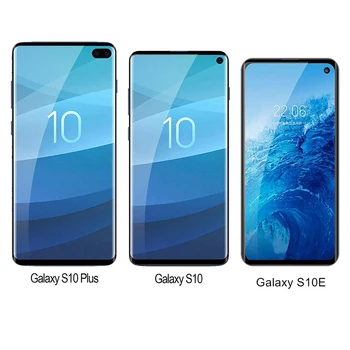 ZLNHIV visą dangtelį ant stiklo samsung Galaxy S7 krašto S8 S9 S10 plius grūdintas stiklas telefono screen protector apsauginė plėvelė