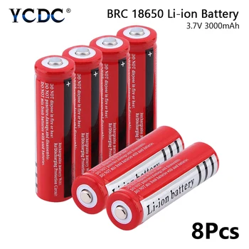 Įkrovimo BRC 18650 Baterija 3.7 V 3000mAh elektroninių cigarečių Įkrovimo baterija didelės iškrovos didelis einamosios