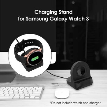 Įkrovimo Stovas Samsung Galaxy Žiūrėti 3 41mm 45mm Žiūrėti Aktyvus 1 2 40mm 44mm Lengvas, Patvarus Apmokestinimo Bazės