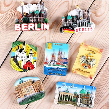 šaldytuvas magnetai Turizmo suvenyrai pasaulyje 3d šaldytuvas lipdukas, Vokietija, Rusija, Graikija, Ispanija Nyderlandai čekija Belgija Švedija kolekcija