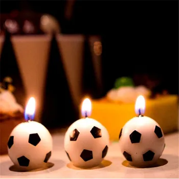Šalis Dekoro Futbolo Formos Žvakė Gimtadienio Šalis, Reikmenys Sporto Tema Šalies Baby Shower Vestuvių Puošmena -C