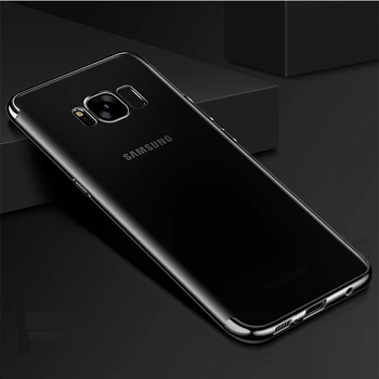 Šarvai Skaidrios TPU Case For Samsung Galaxy S20 Ultra S8 S9 S10 Plius A6 A7 A8 J4 J6 2018 A5 2017 J5 S10 Pastaba 8 9 10 Lite Dangtis