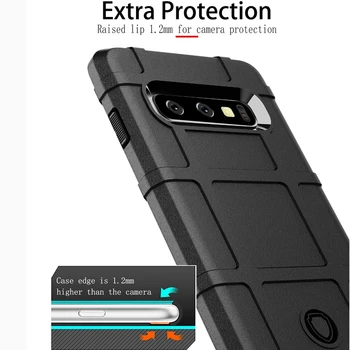Šarvai Telefono dėklas, Skirtas Samsung Galaxy Note 8 9 10 Lite Plius Kariuomenės Karinių Atveju 