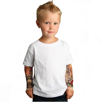 Šeimos Atitikimo Komplektus Vaikai Berniukas Ir Tėtis Drabužių Tatuiruotė Long Sleeve T-Shirts Vaikų Drabužių Mados Vyrų Viršūnes Tee Vasarą