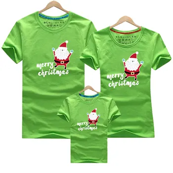 Šeimos Drabužių 2020 Kalėdų Senį Spausdinti Vaikas marškinėliai Mamytė ir Man Drabužius, Mama, Dukra, Tėvas Šeimos Atitikimo Komplektus