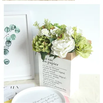Šiaurės Stiliaus Vaza Mini Saugojimo Kraft Paper Bag Namų Gėlių kompozicijų vestuvių gėlių pagrindinis Įvairenybės Džiovinti Laikymo Maišelis, popierinis Maišelis