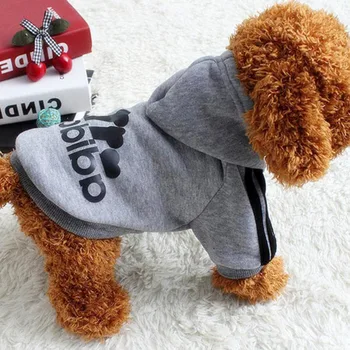 Šunų drabužius adidog žiemos Pet drabužiai mažoms ir vidutinio dydžio šuo Hoodies mažylis drabužių Palaidinukė jersey čihuahua