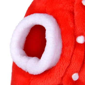 Šunų Drabužius šunelis Kalėdų Žiemos Striukė, Šiltas Storas Mielas Animacinių filmų Mažų Šunų Audinio Kostiumas Suknelė drabužiai Mažylis Kačiukas kostiumas