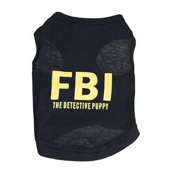 Šuo Dress Up Naminių Reikmenys Teddy Drabužius FTB Raidžių Spausdinti Pavasario Vasaros T-Shirt Pet Liemenė