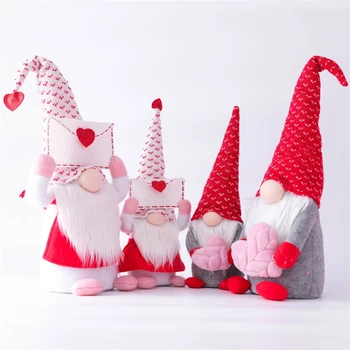 Švedijos Tomte Kalėdų, Valentino Dienos Dekoracijos Skandinavijos Gnome Tomte Nisse Prabangus Rankų Darbo Vokas Meilės Šventė Prekes
