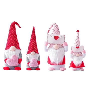 Švedijos Tomte Kalėdų, Valentino Dienos Dekoracijos Skandinavijos Gnome Tomte Nisse Prabangus Rankų Darbo Vokas Meilės Šventė Prekes