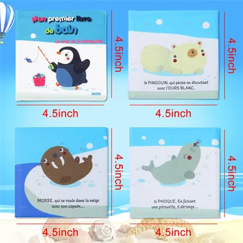 Žaislai Vonios Knygų Vonios Vandeniui Baby Vandens Vonioje Knyga Žaislas Plaukimo Gyvūnų Ankstyvasis ugdymas Švietimo Žaislas Vaikams