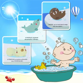 Žaislai Vonios Knygų Vonios Vandeniui Baby Vandens Vonioje Knyga Žaislas Plaukimo Gyvūnų Ankstyvasis ugdymas Švietimo Žaislas Vaikams