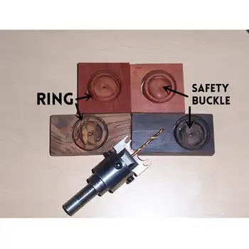 Žiedas Grąžtas Daugiafunkcį Mediniai Storio Žiedas Maker greitapjovio Plieno, Medžio Grąžtai Nustatyti 15-22mm