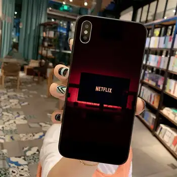 Žiūrėti Netflix TV rodo, Prabangių, Unikalus Dizainas Telefono Dangtelį iPhone 11 pro XS MAX 8 7 6 6S Plus X 5S SE 2020 XR atveju